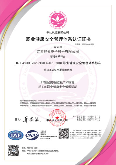ISO45001职业健康安全管理体系